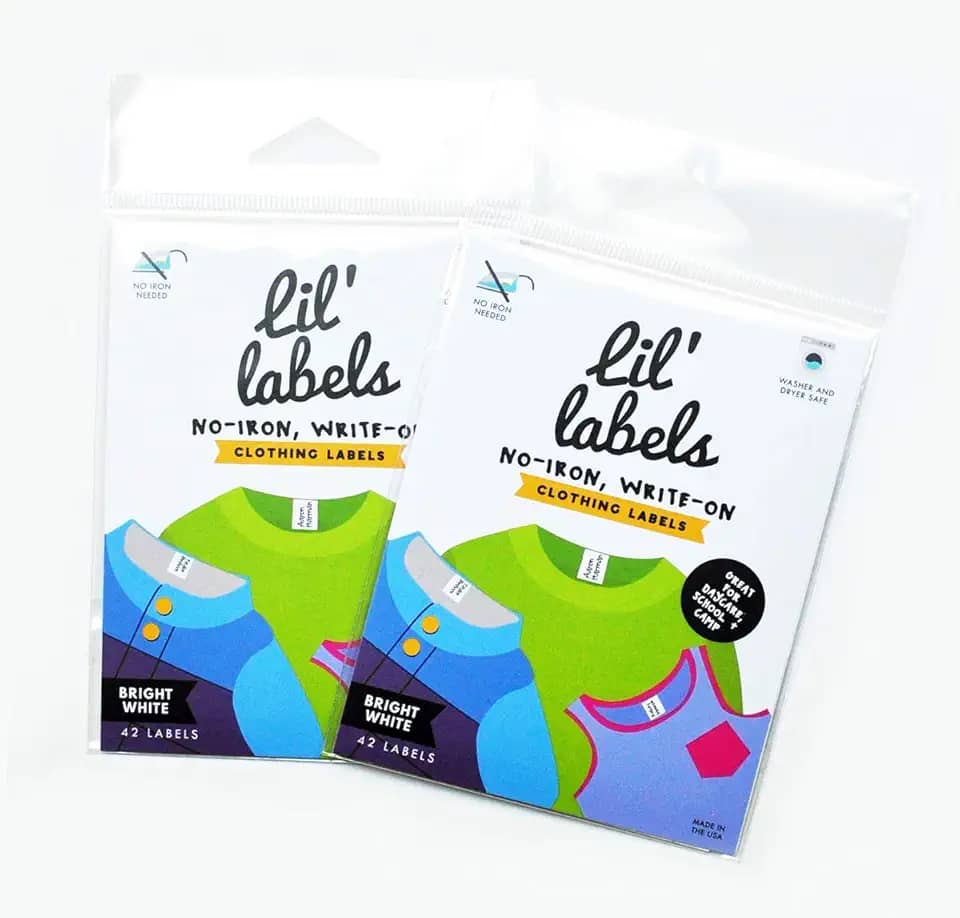 Roupas, escrever no nome, não passar a ferro, pode ir à máquina de lavar e secar, crianças para creche e escola, além de 2 brindes, conjunto de 2