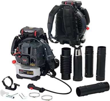 Soprador de Folhas Costal Branco 75,6CC 2T BSC-1600 E a Gasolina