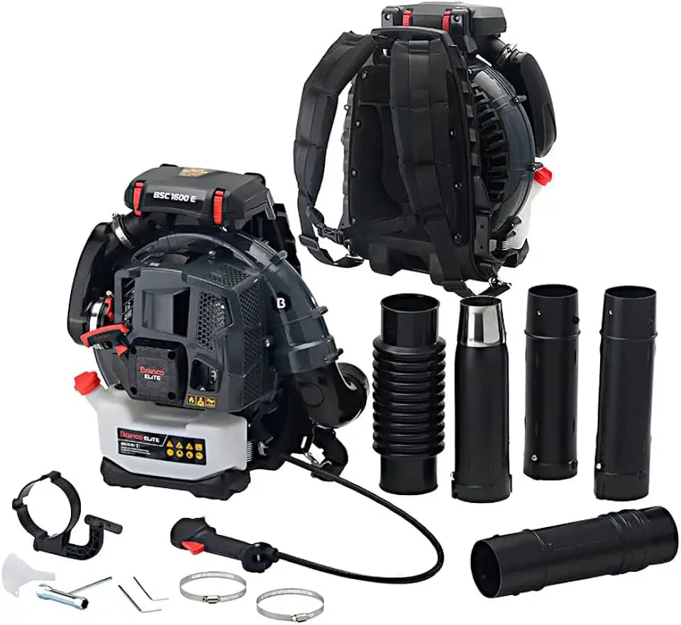 Soprador de Folhas Costal Branco 75,6CC 2T BSC-1600 E a Gasolina