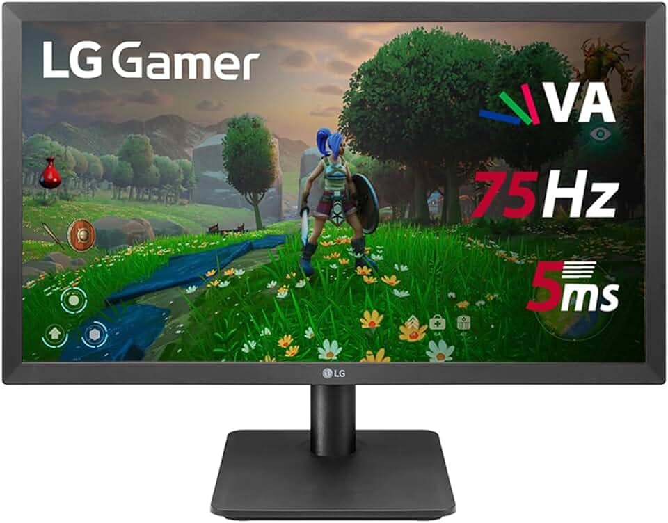 Monitor Gamer LG 21,5'' VA FHD 75Hz 5ms HDMI FreeSync Inclinação Bivolt Preto 22MP410-B.AWZM