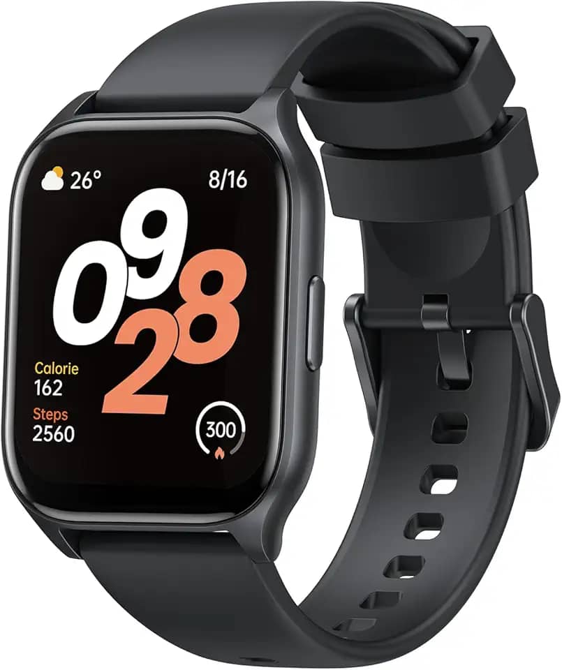 Relógio Inteligente Tranya ES10 1.83“ Tela HD Touch, IP68 à Prova d‘Água, Bateria de 7-10 Dias, Monitoramento Esportivo, Chamadas Bluetooth, Notificações, Smartwatch