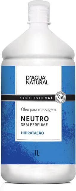 D'AGUA NATURAL Óleo De Massagem Neutro D'Agua Natural 1 Litro