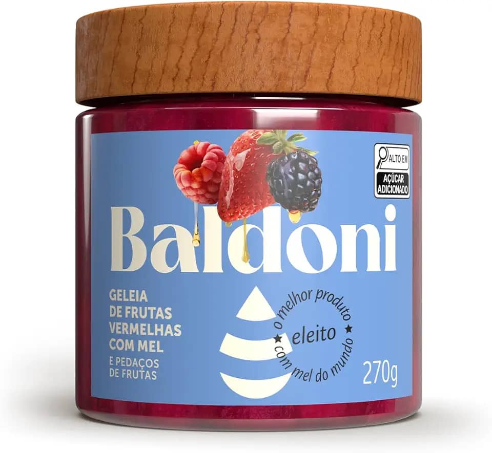 Geleia Baldoni Frutas Vermelhas Pote 270G