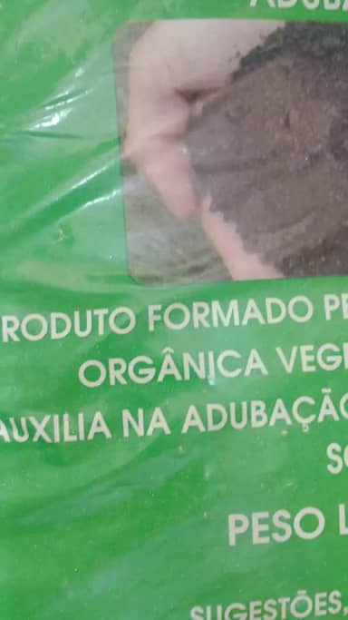 terra vegetal adubada 20kg