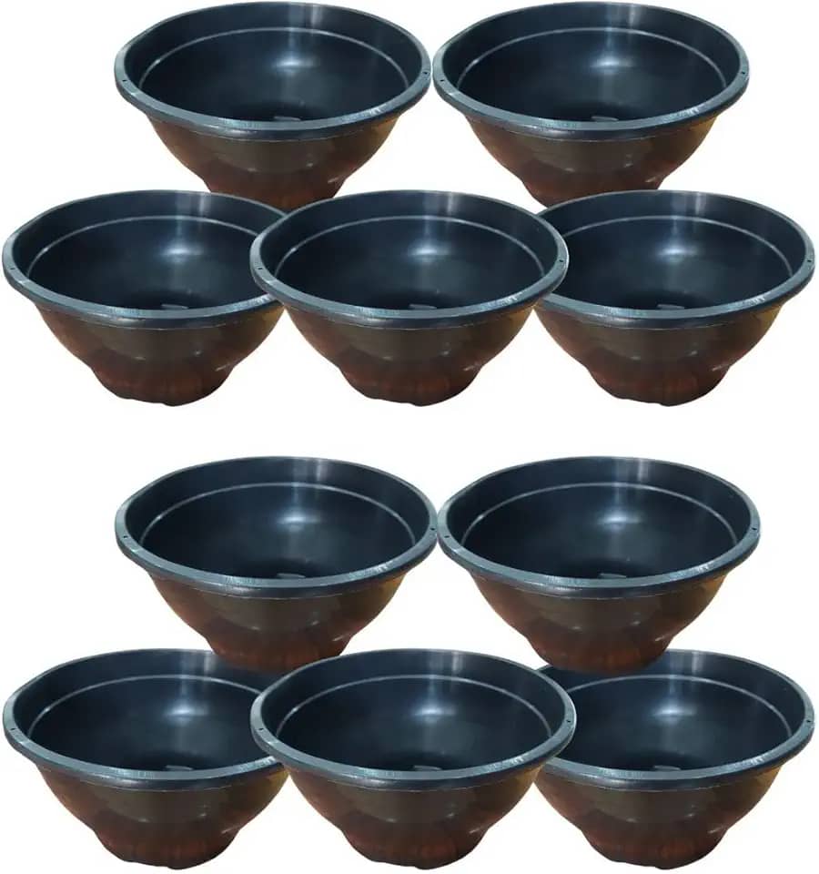 Kit 10 Vasos Cuia 18 Para Plantas E Orquídeas Novos