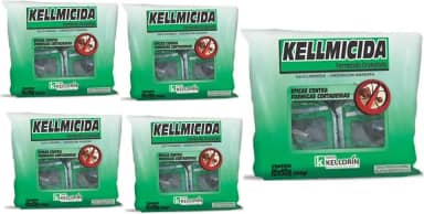5 Pacotes Kellmicida Isca Granulada Para Formigas Cortadeiras Fomicida Kelldrin 10x50g (2,5kg)
