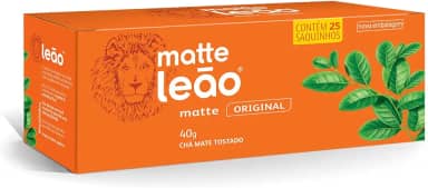 Matte Leão Chá Mate Original, 25 Sachês, 40g