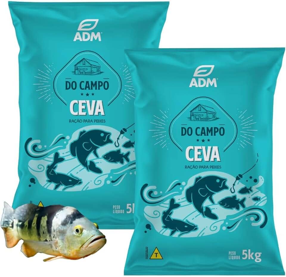 Kit 2 un DO CAMPO CEVA Ração para Peixes 10kg