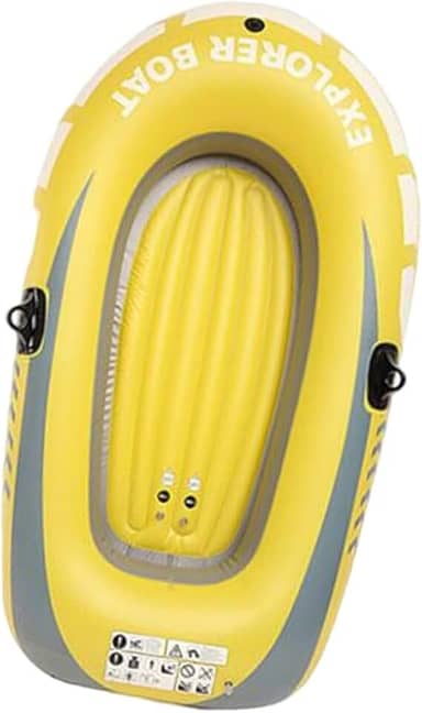 UGPLM Barco de pesca inflável, caiaque inflável, bote aquático de PVC, barco ao ar livre para lagos, deriva, pesca, COSTA, rios