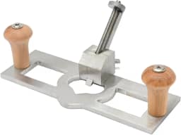 Saihisday Plano de roteador portátil, faca de corte de madeira, plaina de parada de profundidade ajustável, ferramenta manual para marcenaria, para chanfrar madeira