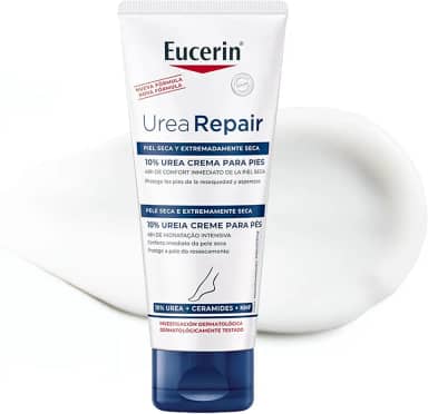 EUCERIN Creme Hidratante para Pés Urea Repair Plus 100ml, Hidratação Intensiva, Ureia, Pele Seca e Extra Seca