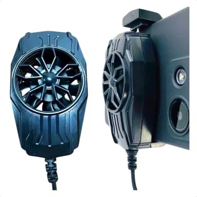 Cooler Gamer Portátil Para Celular Resfriador Usb De Celular Regrigerador Silencioso Jogos Tiro Ventilador Smartphone Games Resfriamento Silencioso Telefone
