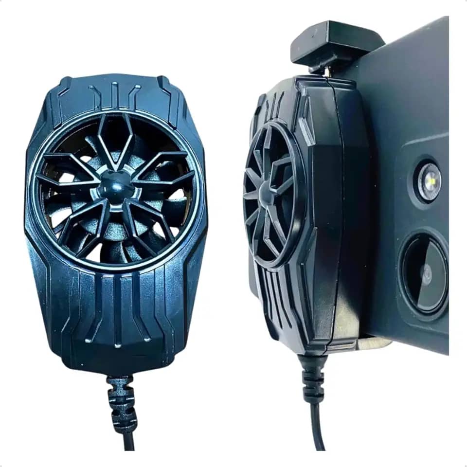 Cooler Gamer Portátil Para Celular Resfriador Usb De Celular Regrigerador Silencioso Jogos Tiro Ventilador Smartphone Games Resfriamento Silencioso Telefone
