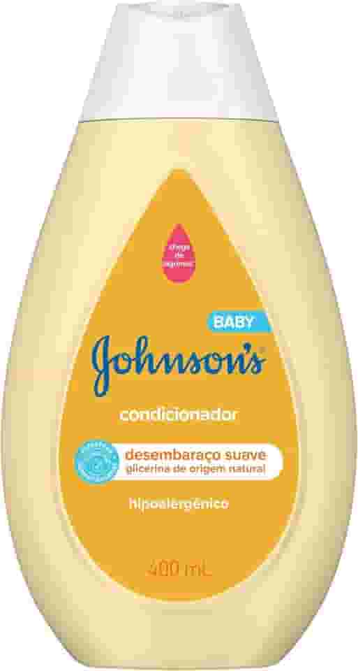 Condicionador Infantil Johnson's Baby Regular 400 ml, Amarelo