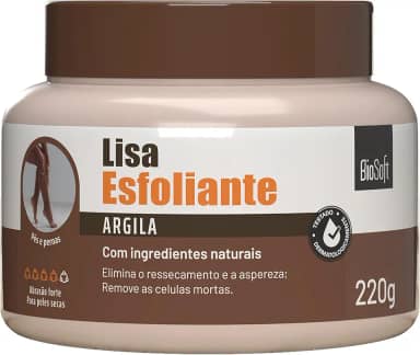 Soft Hair Lisa Pé Esfoliante - Pernas E Pés (Argila) Biosoft - 220G