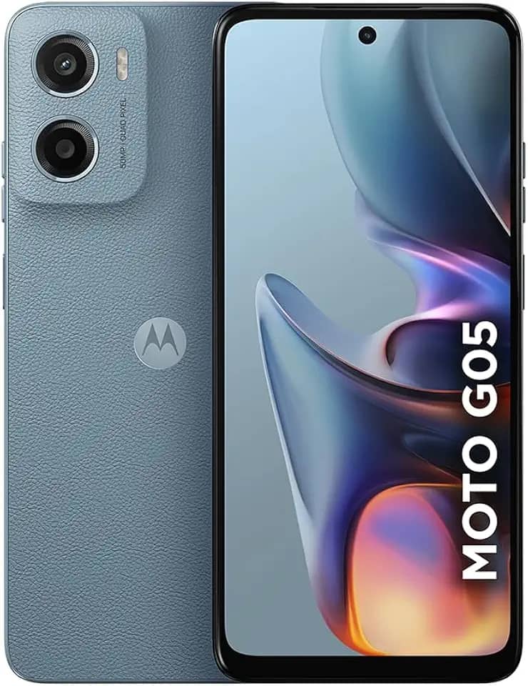 Smartphone Motorola Moto g05-128GB 12GB (4GB RAM + 8GB Ram Boost) e Camera 50MP com AI Bateria de 5200 mAh Tela 6.7' com Superbrilho - Cinza