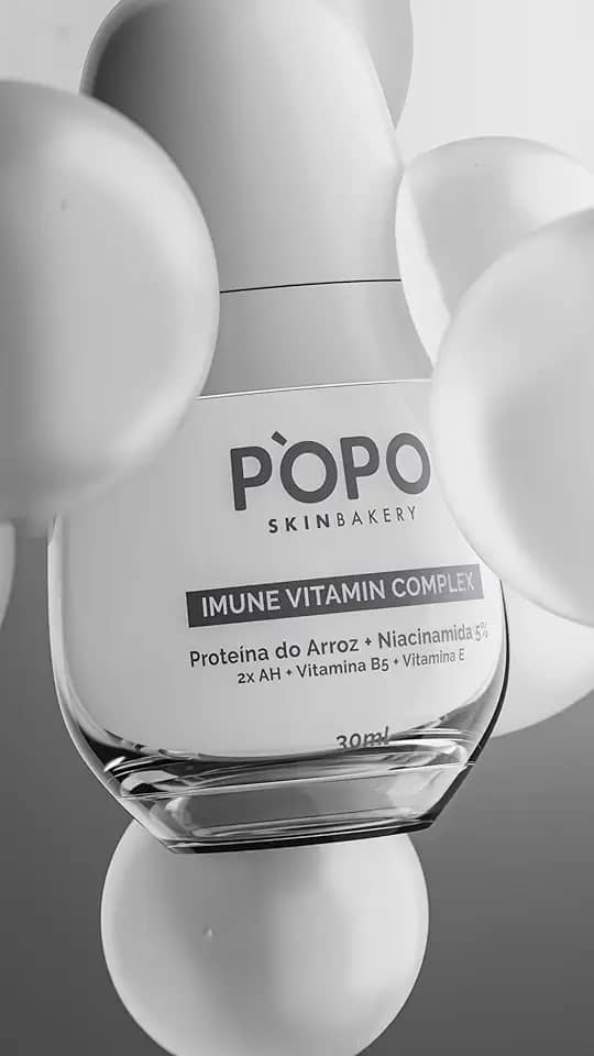 Sérum Fortalecedor e Uniformizador — Imune Vitamin Complex — Proteína do Arroz Coreana, Niacinamida 5%, Vitaminas B5 + Vitamina E