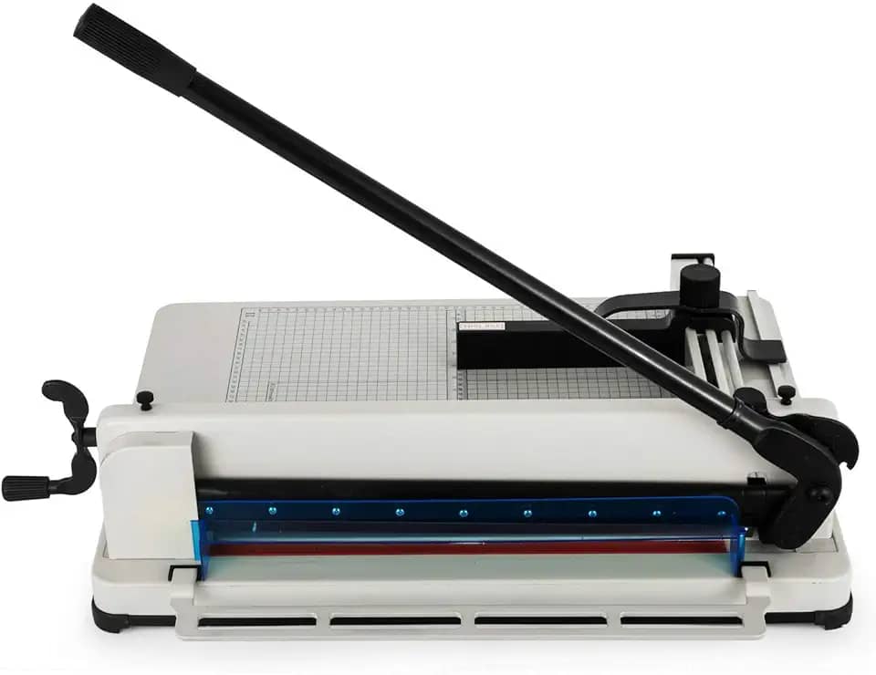 Guilhotina papel A3 semi industrial 400 folhas 17 polegadas GT825 - Lorben