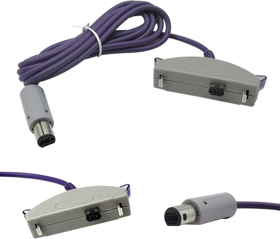 Gxcdizx Adaptador para Nintendo Gameboy Advance to Gamecube Link Cabo Game Boy Advance Novo