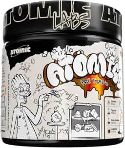 Pre Treino Atômico 300g - Suplemento Pré-treino academia - Sabor: Mango Loko Marca: Atomic Labs
