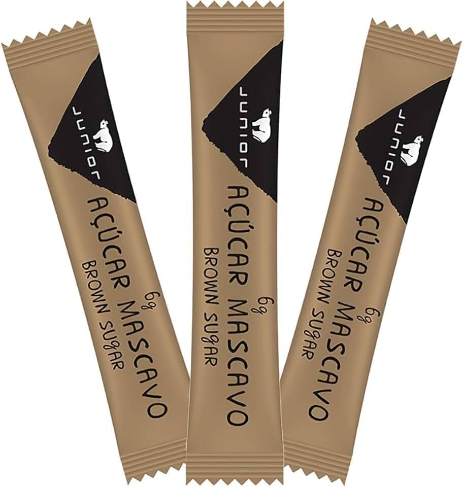 AÇÚCAR MASCAVO JUNIOR SACHÊ 6G CAIXA 250 UNIDADES