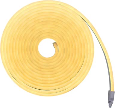 Fita Neon Led 5m 12v Corte 2,5cm Flexivel Alto Brilho (Branco Quente)