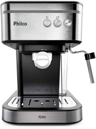 Cafeteira Expresso Philco 1,2L 20 Bar 950W Pressão de 20bar Saída de vapor PCF04A 220V