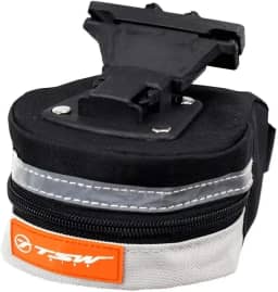 Bolsa De Selim Tsw Mod 04 Preta Cinza Canote Refletível Bike