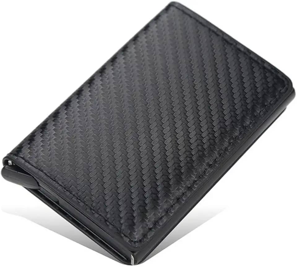 Carteira Porta Cartão Slim com Proteção Antifurto RFID Compacta Eficiente e Elegante