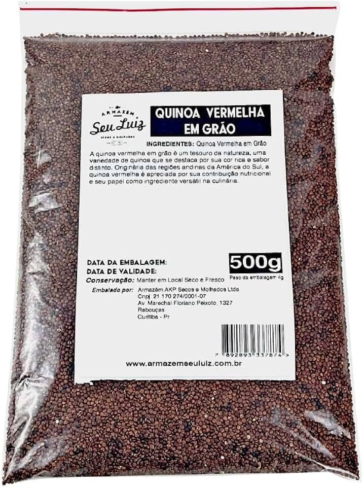 Quinoa Vermelha em Grão 500g