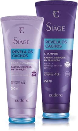 Eudora Kit Siàge Revela Os Cachos Shampoo + Condicionador (Nova Versão)