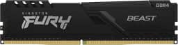 KF432C16BB/16 - Memória de 16GB DIMM DDR4 3200Mhz FURY Beast 1,35V 1Rx8 288 pinos para desktop/gamers, Preto
