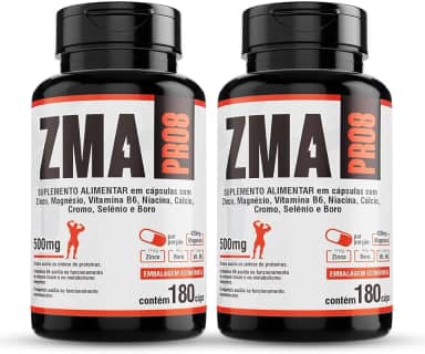 Floral Ervas do Brasil, Zma Pro8 2x 180cap Magnésio Zinco Boro Cromo Selênio Cálcio