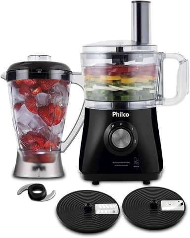 Multiprocessador All In One Lâminas em Aço Inox Philco 127