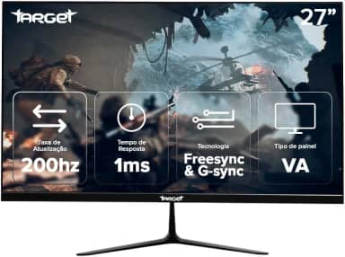Monitor Gamer TGT Altay TX4 | IPS | 27″ FHD | 200 Hz | 1 ms | FreeSync/G-Sync | Preto | TGT-ATTX4-BL01