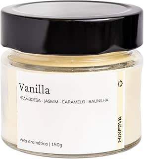 MINERVA - Vela Aromatica Perfumada Aroma de VANILLA BAUNILHA - 150g