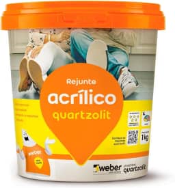 REJUNTE ACRILICO PRETO GRAFITE QUARTZOLIT - 1KG