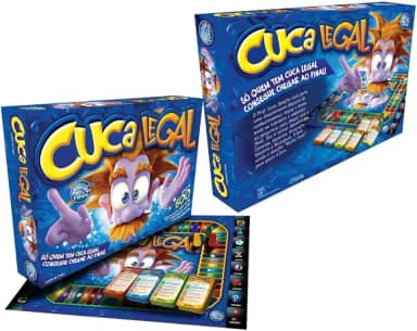 Jogo de Tabuleiro Cuca Legal Infantil 600 Perguntas para Estimular o Raciocínio e Diversão em Família