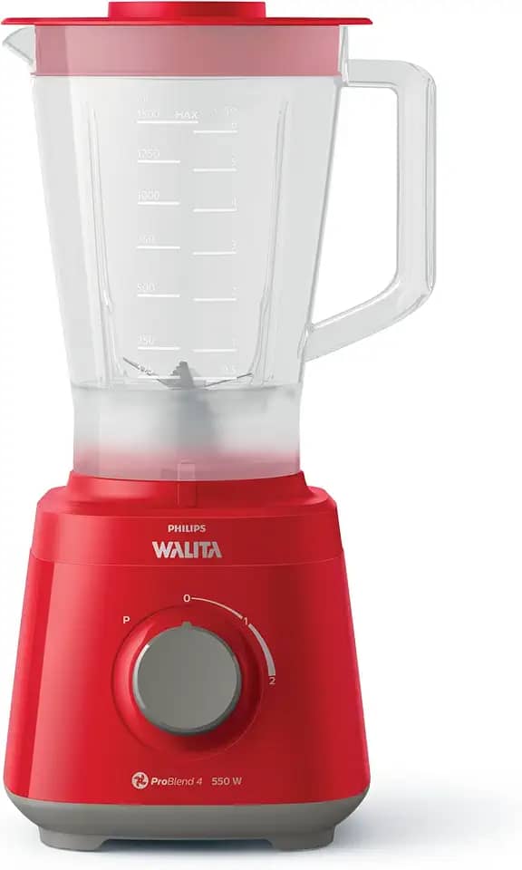 Liquidificador Daily Philips Walita 2L, 550W, 220V, Vermelho - RI2110/40