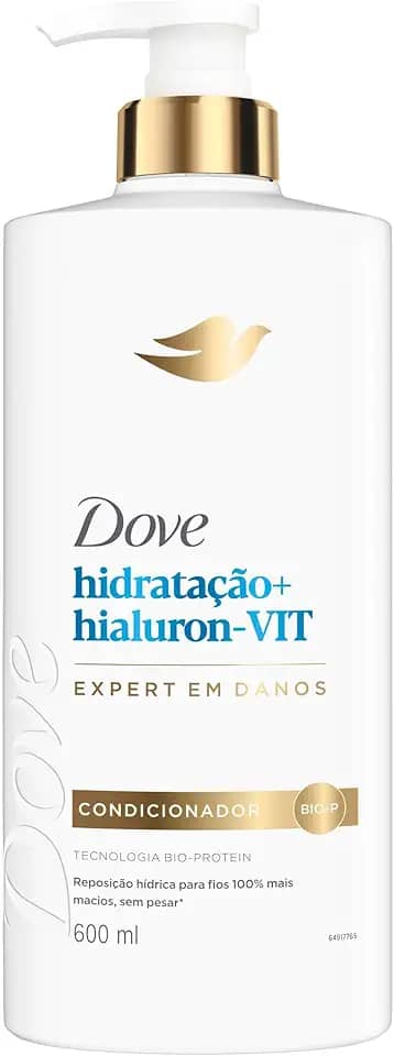 Dove Condicionador Hidratação + Hialuron-Vit 600ml Pump