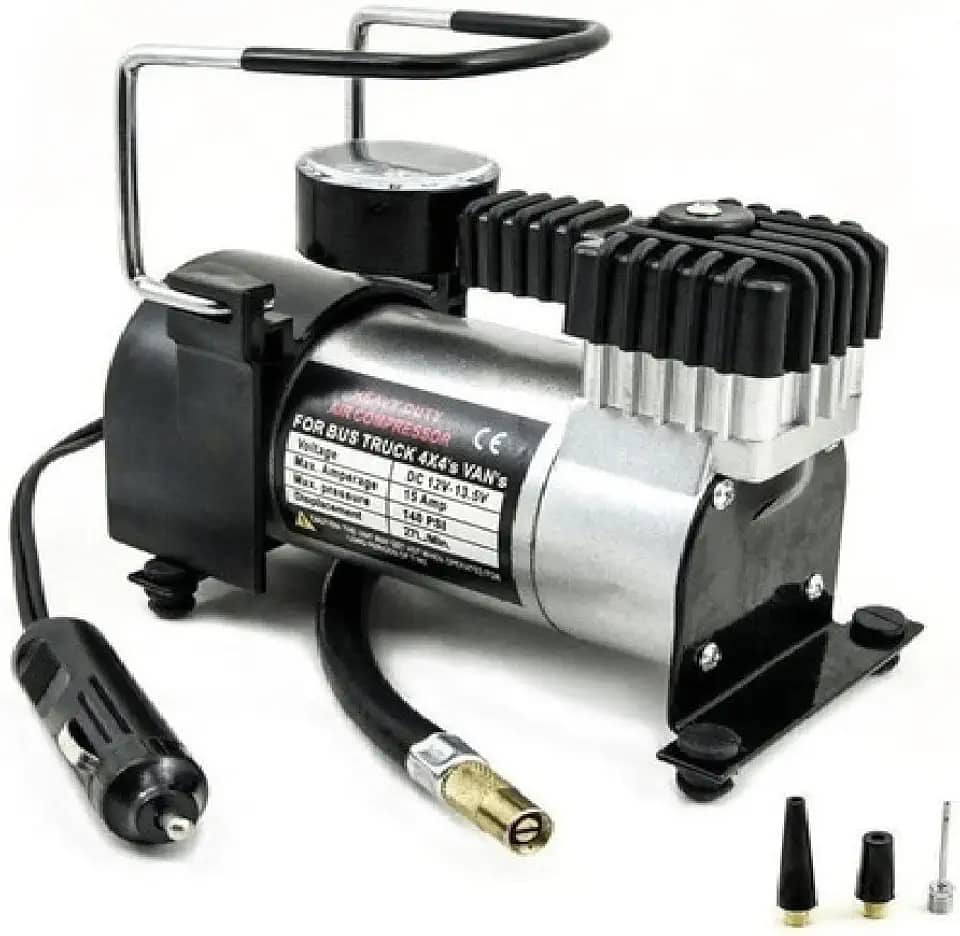 Mini Compressor De Ar Veicular Profissional Portátil 12v 150 PSI
