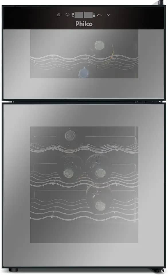 Adega Philco 69L PAD24DZ Display Digital 24 Garrafas Bivolt