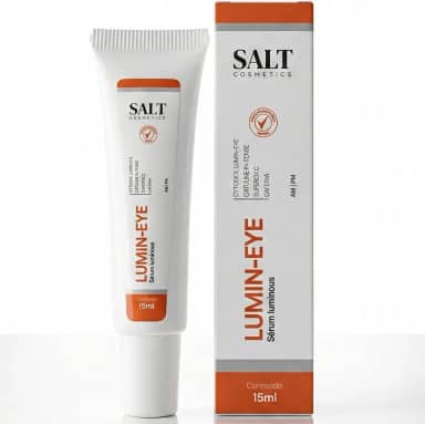 Sérum para Área dos Olhos Roll-On 15g – Lumin-Eye – Luminosidade, Hidratação e Redução de Olheiras – Salt Cosmetics