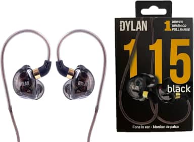 Fone de ouvido in ear DE115 transparente para retorno de palco DYLAN