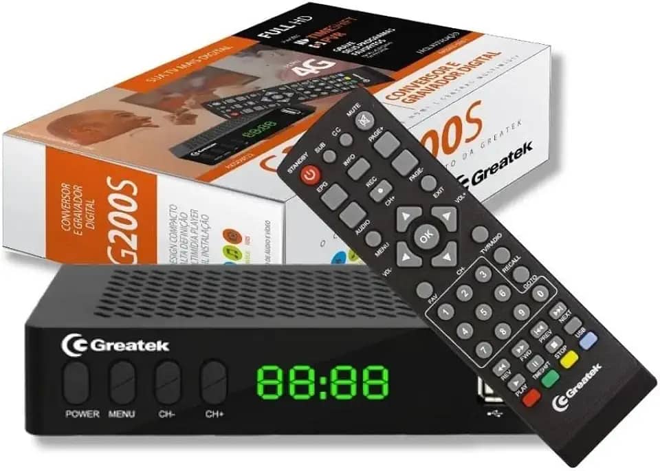 Conversor De Tv Digital Sinal Isdb-t Usb Gravador G200