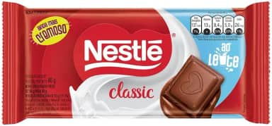 CHOCO NESTLE BARRA 80g CLASSIC AO LEITE