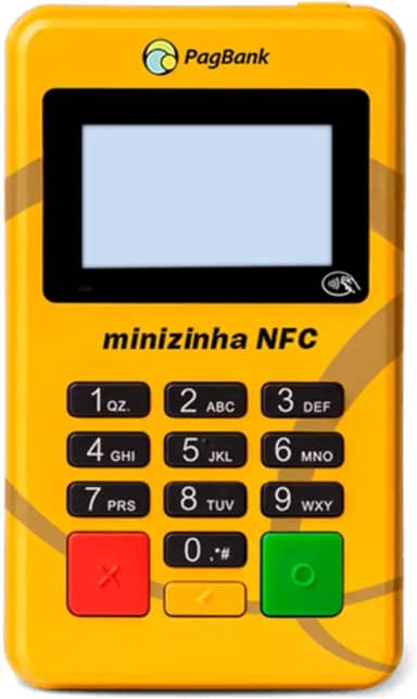 Nova Minizinha NFC PagSeguro, receba suas vendas com cartão de débito ou credito na hora, sem aluguel ou mensalidade
