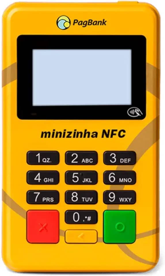 Nova Minizinha NFC PagSeguro, receba suas vendas com cartão de débito ou credito na hora, sem aluguel ou mensalidade