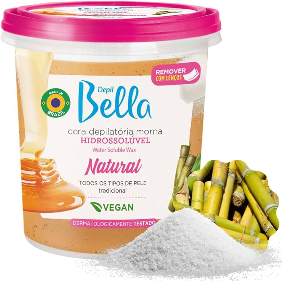 Depilbella Cera Hidro Natural 1300g, Depil Bella