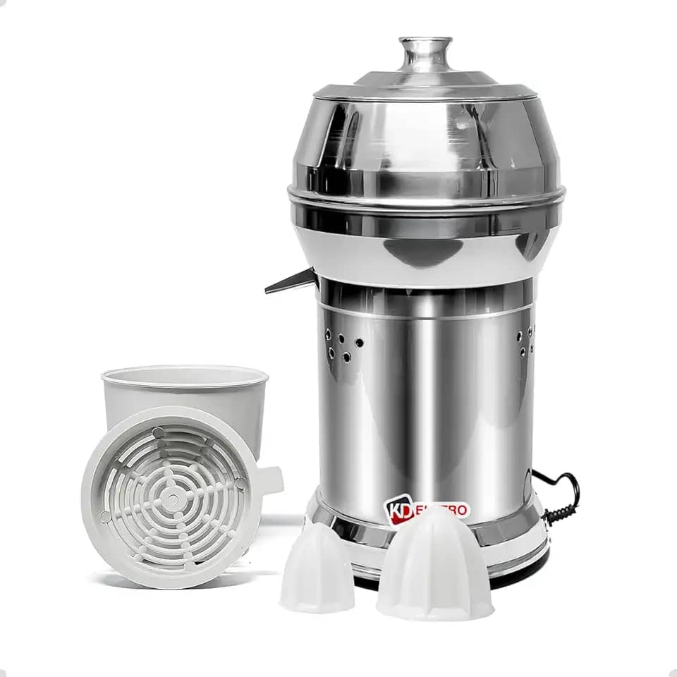Extrator Espremedor Aluminio Grande Bivolt Profissional Laranja Fruta Suco Bares Restaurante Cozinha